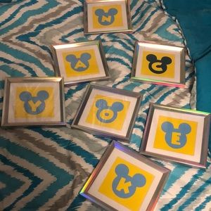 Cute Mickey ears decorative letters for kids room